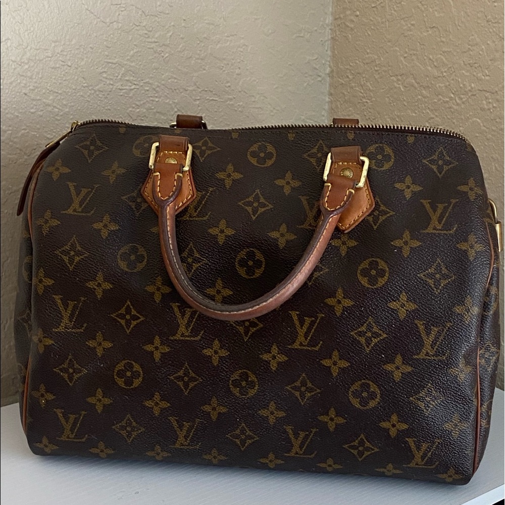 BROWN LV BAG